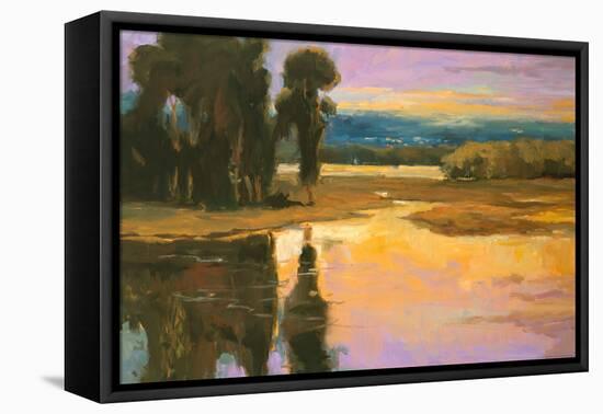Peaceful I-Stevens Allayn-Framed Stretched Canvas