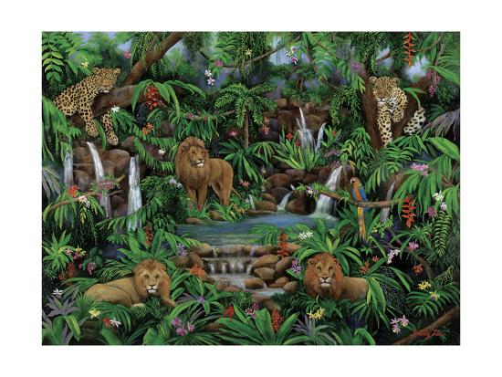 Peaceful Jungle Giclee Print Betty Lou Art Com Peaceful Jungle Giclee Print Betty Lou Art Com