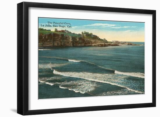 Peaceful La Jolla Cove, California-null-Framed Art Print