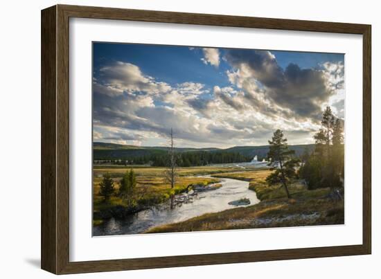 Peaceful Moment Along The Firehole River As It Passes Through Upper Geyser Basin In Yellowstone NP-Bryan Jolley-Framed Photographic Print