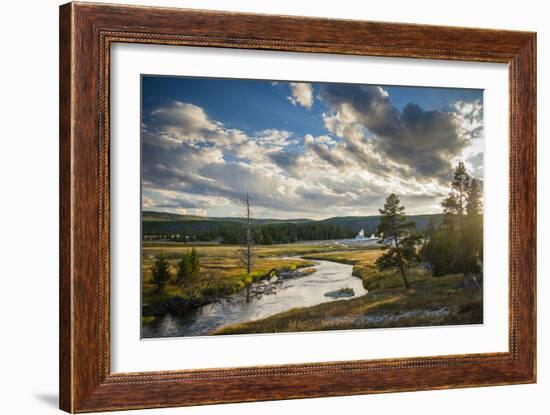 Peaceful Moment Along The Firehole River As It Passes Through Upper Geyser Basin In Yellowstone NP-Bryan Jolley-Framed Photographic Print