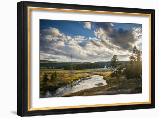 Peaceful Moment Along The Firehole River As It Passes Through Upper Geyser Basin In Yellowstone NP-Bryan Jolley-Framed Photographic Print