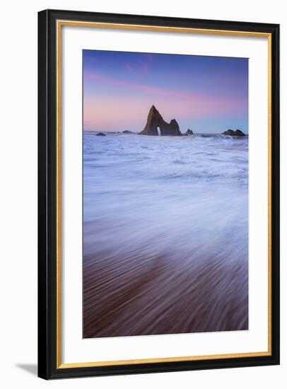 Peaceful Morning Beach, Half Moon Bay, Martin's Beach, California Coast-Vincent James-Framed Photographic Print