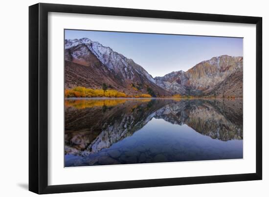 Peaceful Morning Reflection at Convict Lake, Eastern Sierras, California-Vincent James-Framed Photographic Print