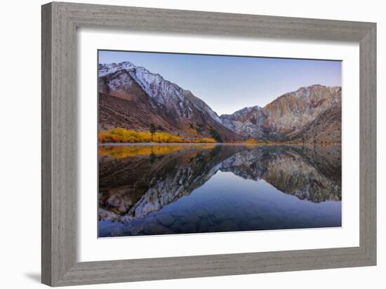 Peaceful Morning Reflections at Convict Lake, Eastern Sierras, California-Vincent James-Framed Photographic Print