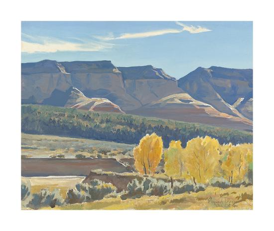 Peaceful Morning-Maynard Dixon-Framed Premium Giclee Print