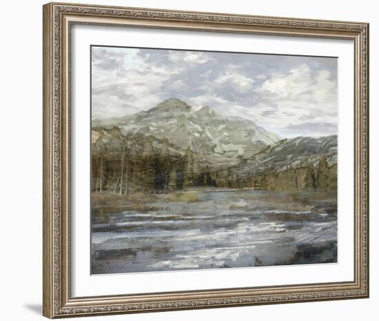 Peaceful Mountains-Mark Chandon-Framed Giclee Print