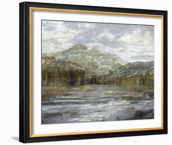 Peaceful Mountains-Mark Chandon-Framed Giclee Print