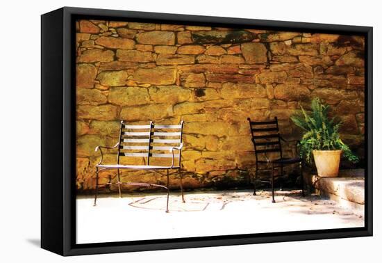 Peaceful Patio II-Alan Hausenflock-Framed Premier Image Canvas