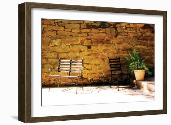 Peaceful Patio II-Alan Hausenflock-Framed Photographic Print