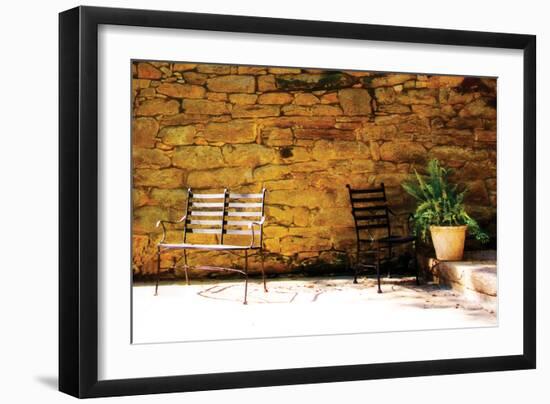 Peaceful Patio II-Alan Hausenflock-Framed Photographic Print