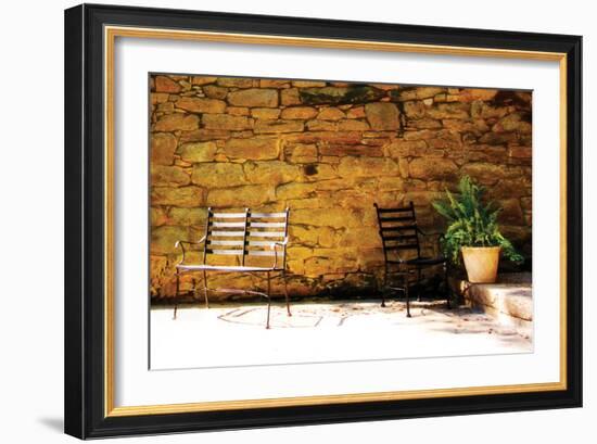 Peaceful Patio II-Alan Hausenflock-Framed Photographic Print