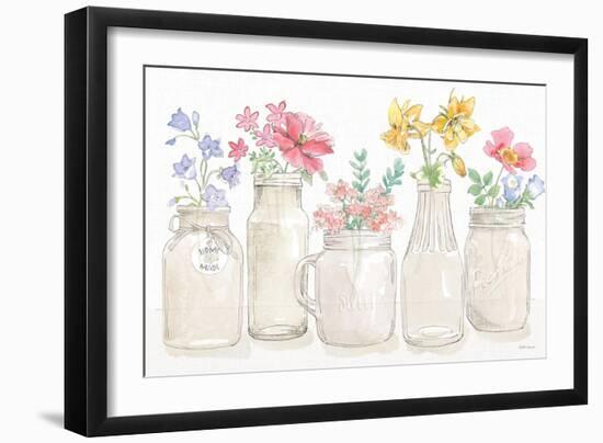 Peaceful Petals I-Beth Grove-Framed Premium Giclee Print
