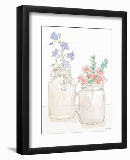 Peaceful Petals II-Beth Grove-Framed Premium Giclee Print