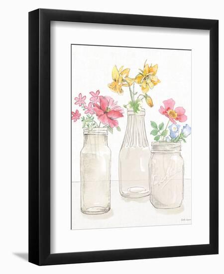 Peaceful Petals III-Beth Grove-Framed Premium Giclee Print