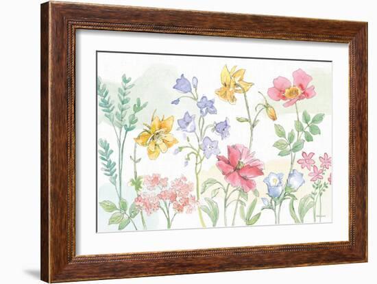 Peaceful Petals VI-Beth Grove-Framed Premium Giclee Print