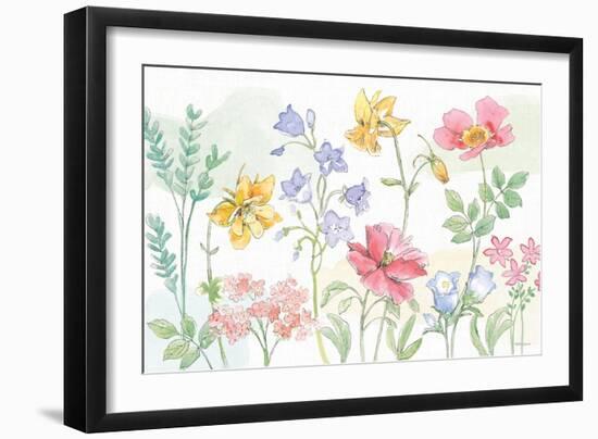 Peaceful Petals VI-Beth Grove-Framed Premium Giclee Print