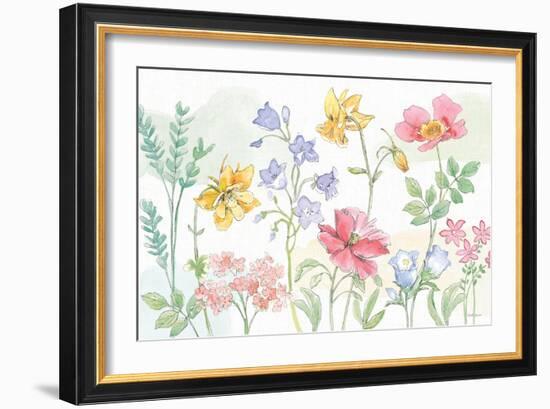 Peaceful Petals VI-Beth Grove-Framed Premium Giclee Print