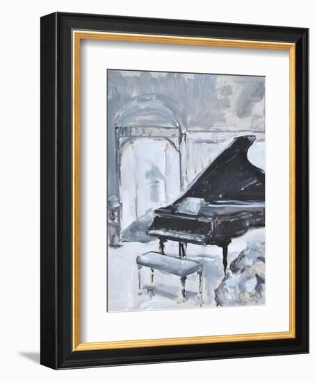 PEACEFUL PIANO-ALLAYN STEVENS-Framed Art Print