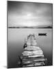 Peaceful Pier-null-Mounted Art Print