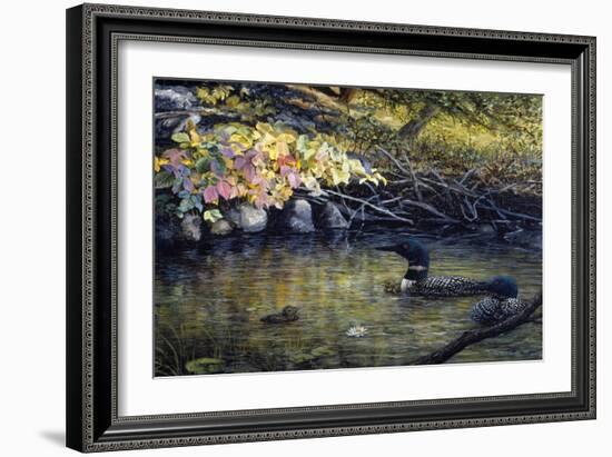 Peaceful Reflections-Kevin Dodds-Framed Giclee Print