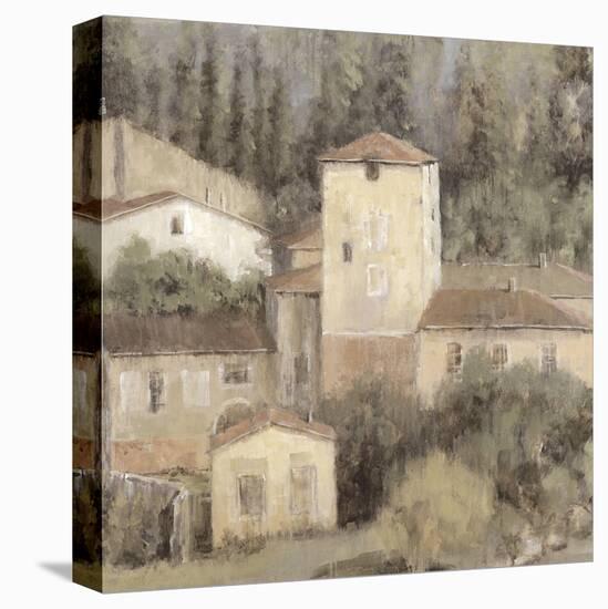 Peaceful View of Tuscany Villaggio-Longo-Framed Stretched Canvas