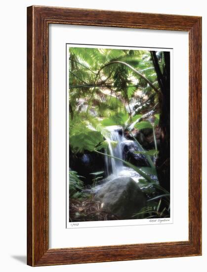 Peaceful Waterfall I-Joy Doherty-Framed Giclee Print