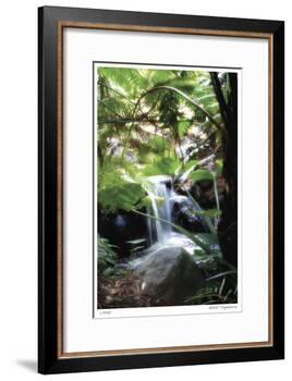 Peaceful Waterfall I-Joy Doherty-Framed Giclee Print