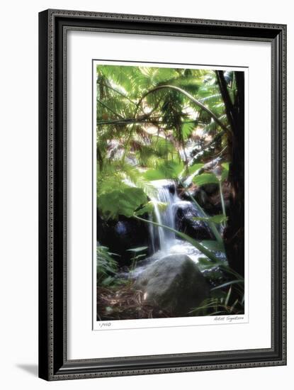 Peaceful Waterfall I-Joy Doherty-Framed Giclee Print