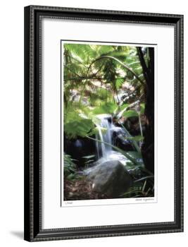 Peaceful Waterfall I-Joy Doherty-Framed Giclee Print