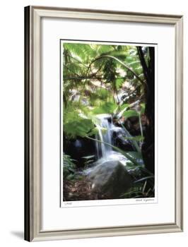 Peaceful Waterfall I-Joy Doherty-Framed Giclee Print