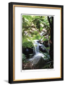 Peaceful Waterfall I-Joy Doherty-Framed Giclee Print