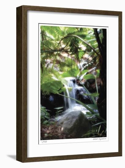 Peaceful Waterfall I-Joy Doherty-Framed Giclee Print