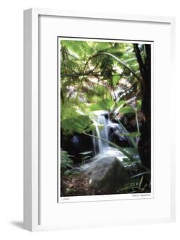 Peaceful Waterfall I-Joy Doherty-Framed Giclee Print