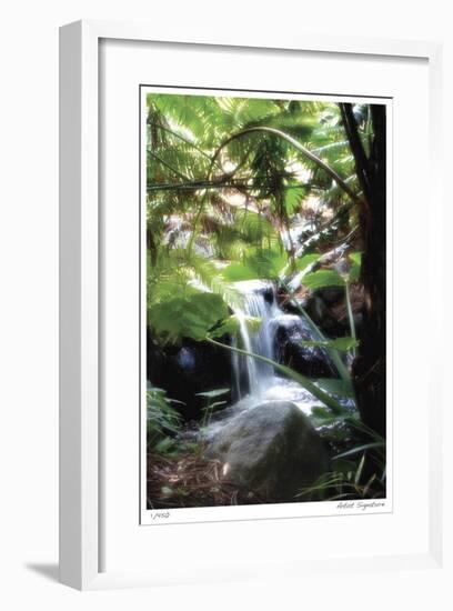 Peaceful Waterfall I-Joy Doherty-Framed Giclee Print