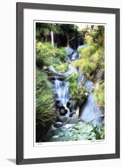 Peaceful Waterfall II-Joy Doherty-Framed Giclee Print