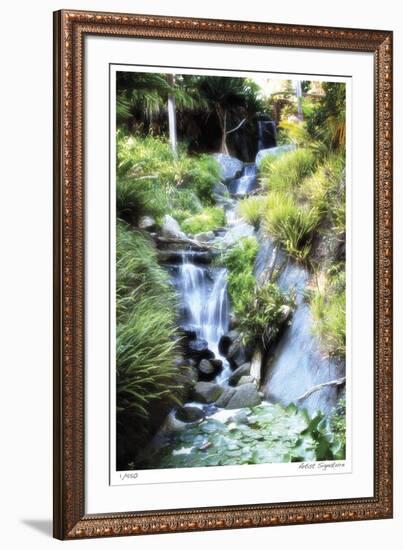 Peaceful Waterfall II-Joy Doherty-Framed Giclee Print