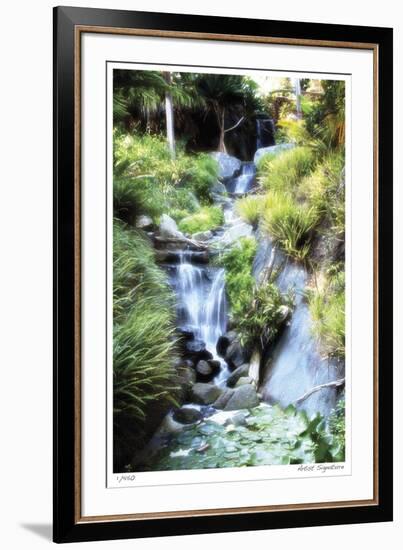Peaceful Waterfall II-Joy Doherty-Framed Giclee Print