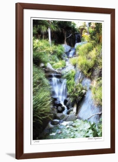 Peaceful Waterfall II-Joy Doherty-Framed Giclee Print