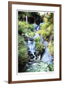 Peaceful Waterfall II-Joy Doherty-Framed Giclee Print
