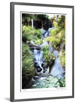 Peaceful Waterfall II-Joy Doherty-Framed Giclee Print