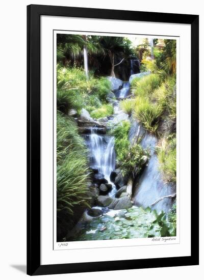 Peaceful Waterfall II-Joy Doherty-Framed Giclee Print