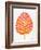 Peach Alocasia-Cat Coquillette-Framed Giclee Print