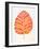 Peach Alocasia-Cat Coquillette-Framed Giclee Print