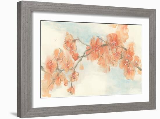 Peach Blossom II-Chris Paschke-Framed Premium Giclee Print