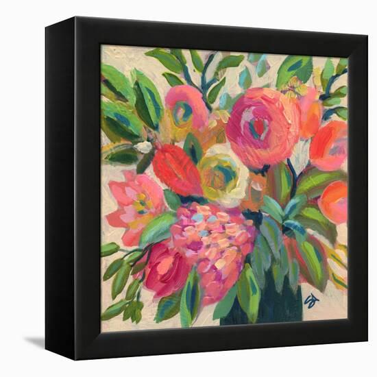 Peach blossom-Suzanne Allard-Framed Stretched Canvas