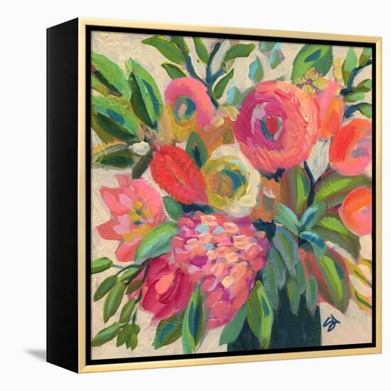 Peach blossom-Suzanne Allard-Framed Stretched Canvas