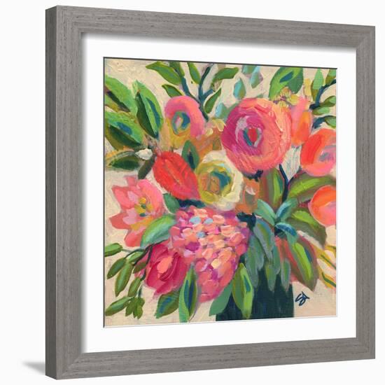 Peach blossom-Suzanne Allard-Framed Art Print