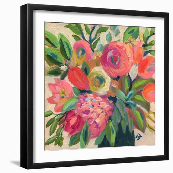 Peach blossom-Suzanne Allard-Framed Art Print