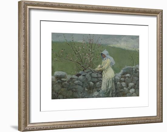 Peach Blossoms-Winslow Homer-Framed Premium Giclee Print